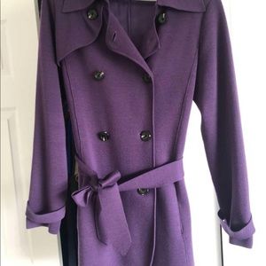 Burberry knit trench coat size 8
